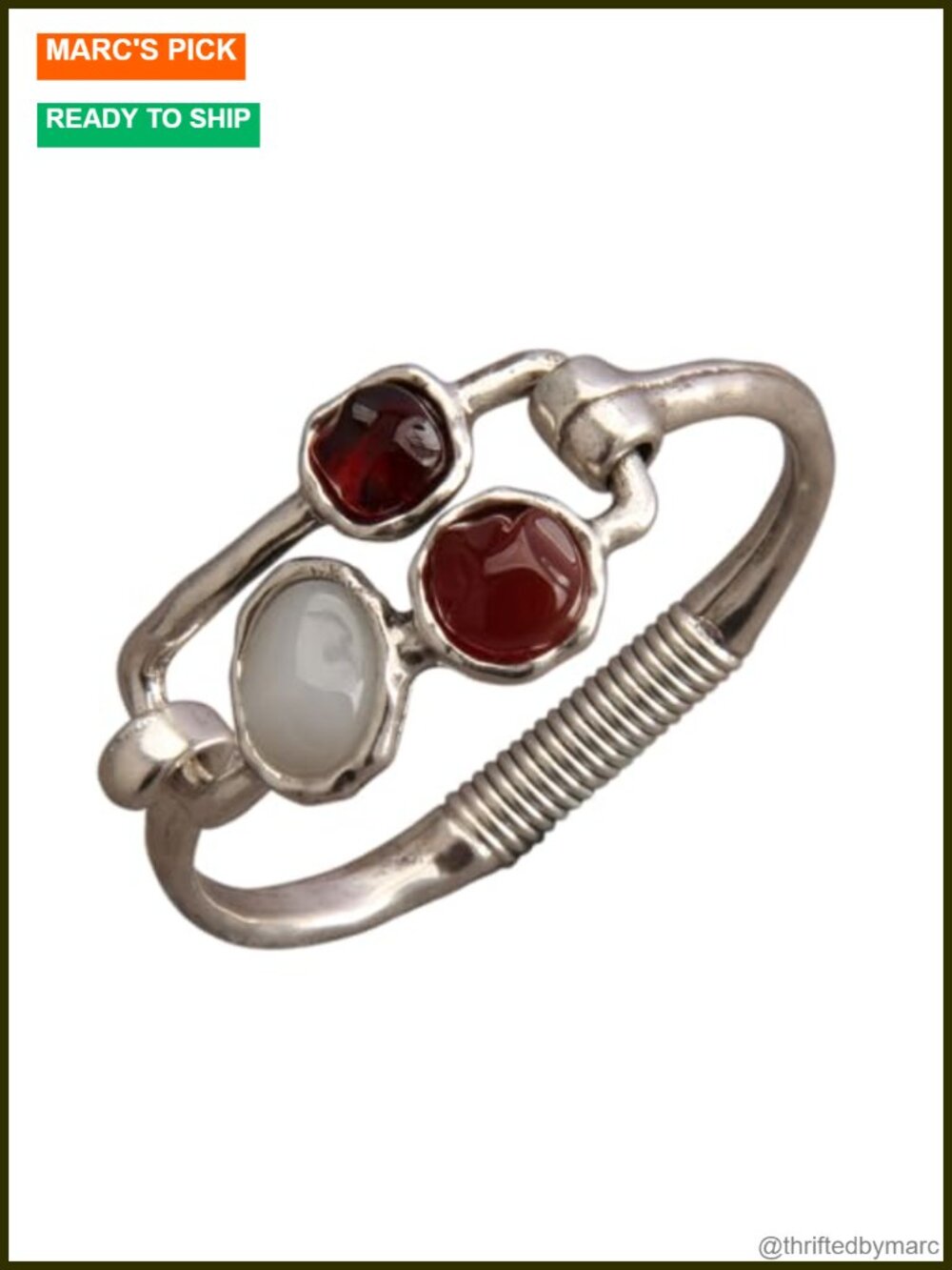 Chunky Twisted Cuff Bracelet for Women Large Statement Bangle